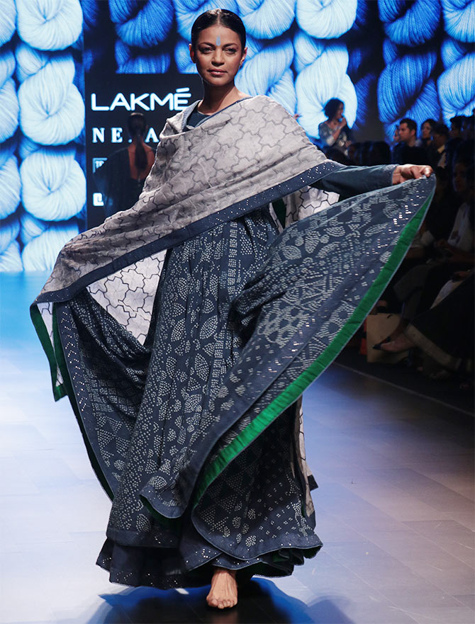 Gaurang Shah's collection at Lakme fashion week summer/resort 2018