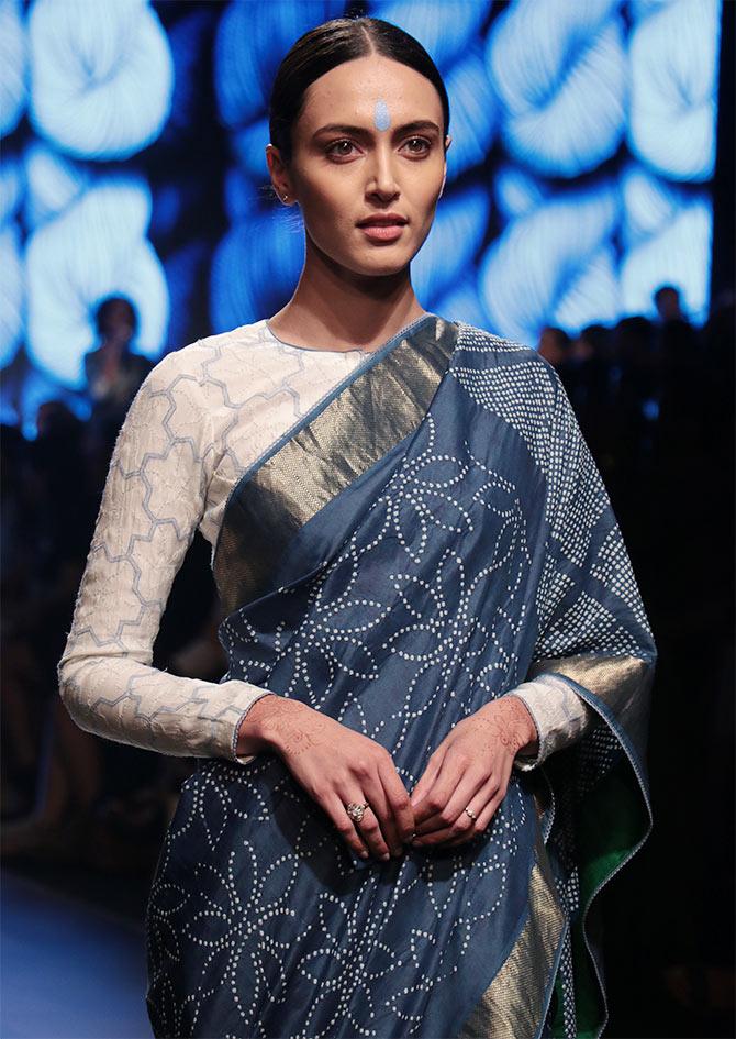 Gaurang Shah's collection at Lakme fashion week summer/resort 2018