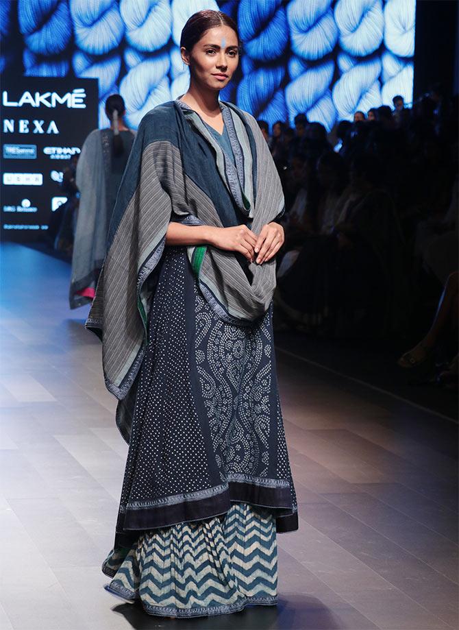 Gaurang Shah's collection at Lakme fashion week summer/resort 2018