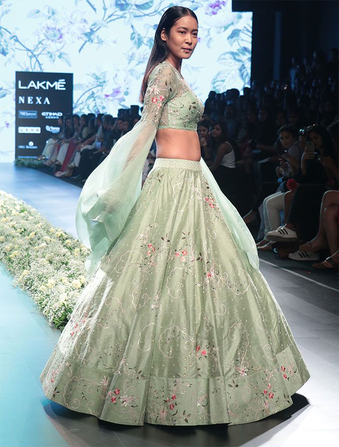 Sania Mirza Anushree Reddy Lakme Fashion Week
