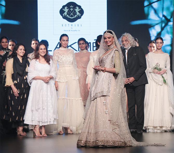 Sushmita Sen Kotwara Lakme Fashion Week