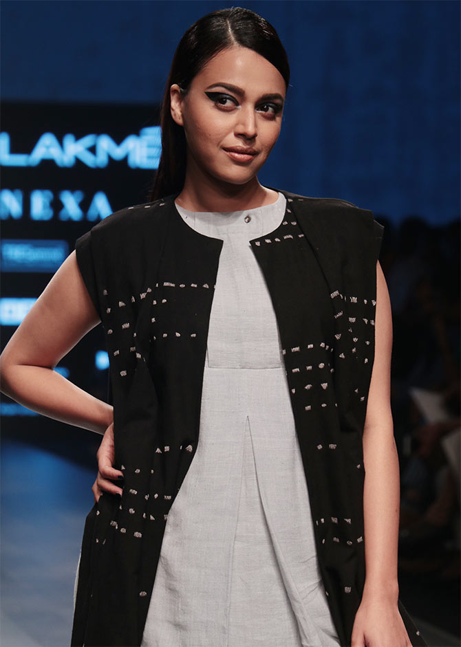 Swara Bhaskar Lakme Fashion Week