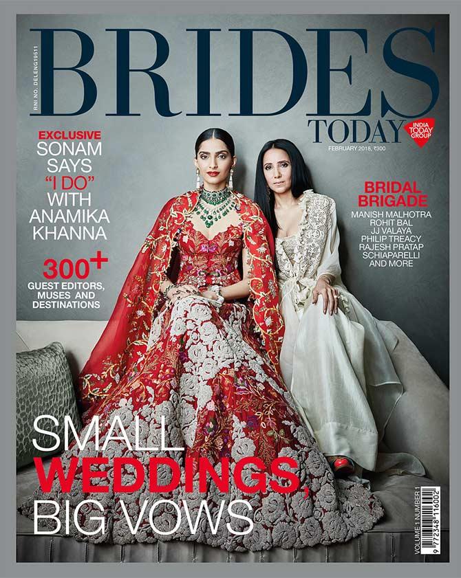 Sonam Kapoor and Anamika Khanna