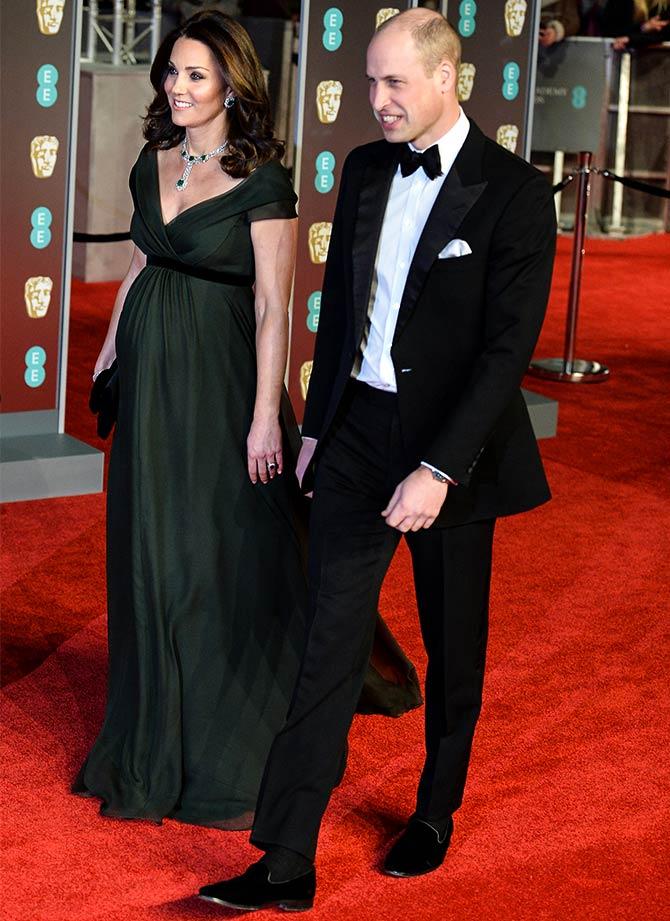 Kate Middleton at BAFTA 2018