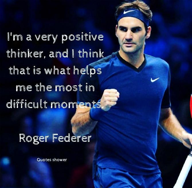 Instagram Inspirational quotes Roger Federeer motivational quotes