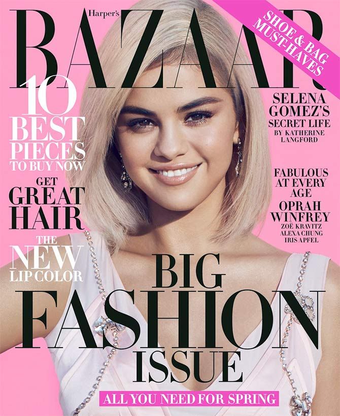 Selena Gomez on Harper's Bazaar cover