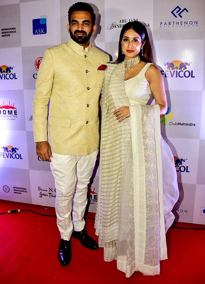 Zaheer Khan and Sagarika Ghatge