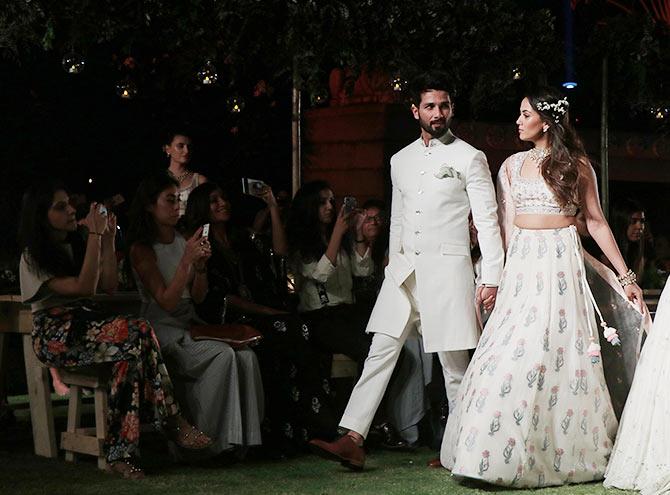 Shahid Kapoor-Mira Rajput Anita Dongre