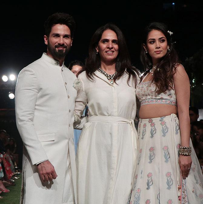 Shahid Kapoor-Mira Rajput Anita Dongre