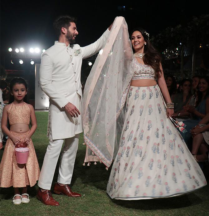 Shahid Kapoor-Mira Rajput Anita Dongre