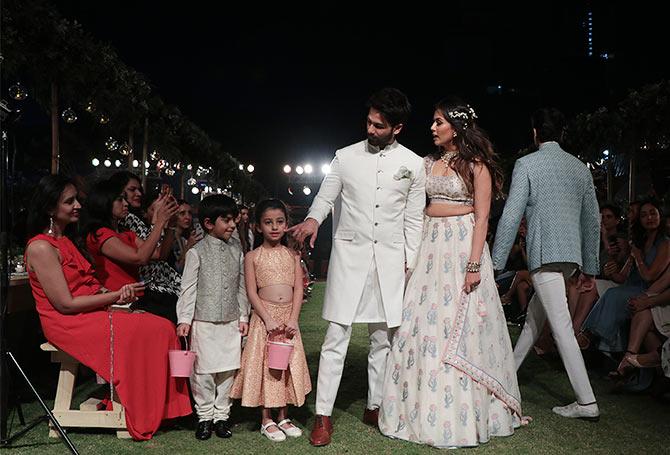 Shahid Kapoor-Mira Rajput Anita Dongre