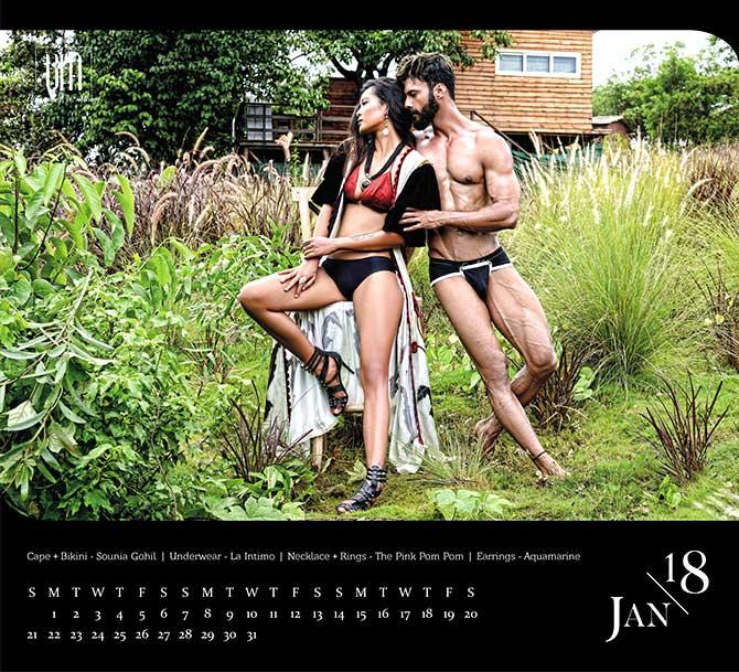 India Intimate Fashion Week  Black Magic calendar