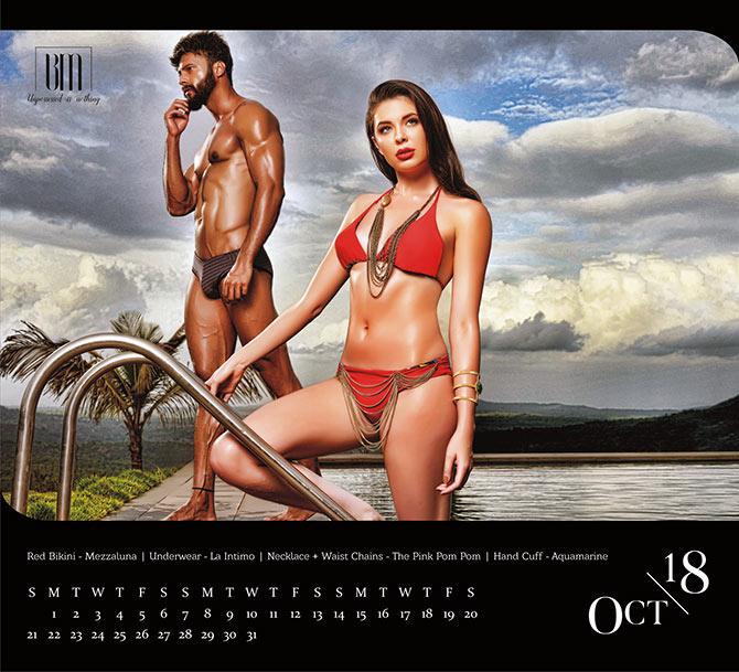 India Intimate Fashion Week  Black Magic calendar