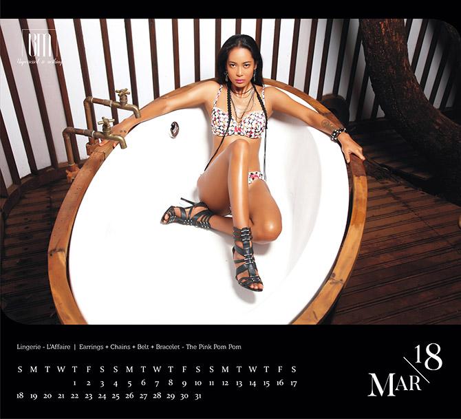 India Intimate Fashion Week  Black Magic calendar