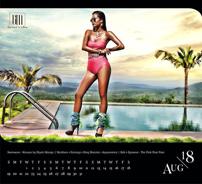 India Intimate Fashion Week  Black Magic calendar