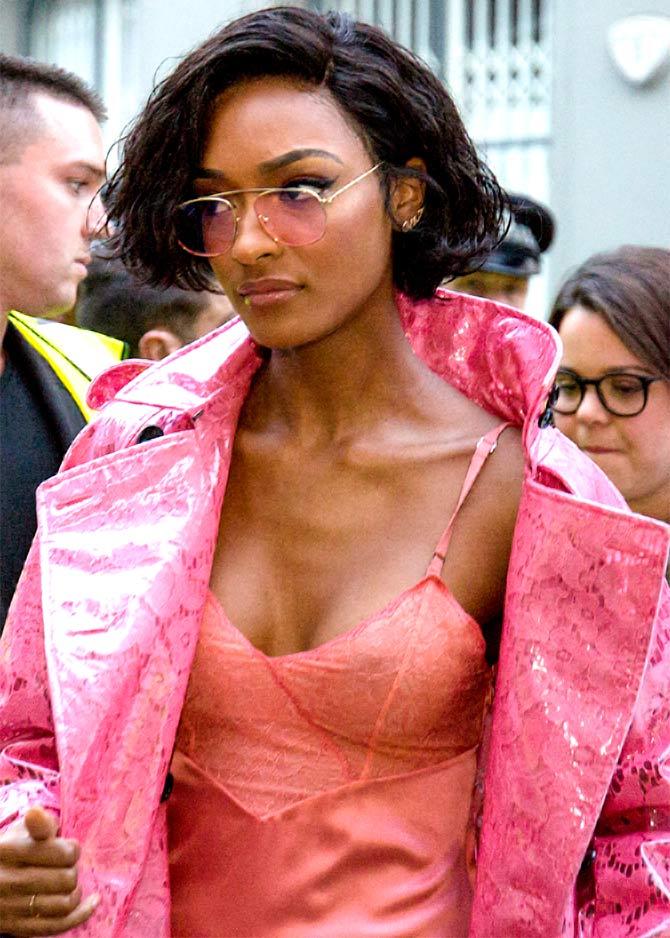 Jourdan Dunn Burberry PVC