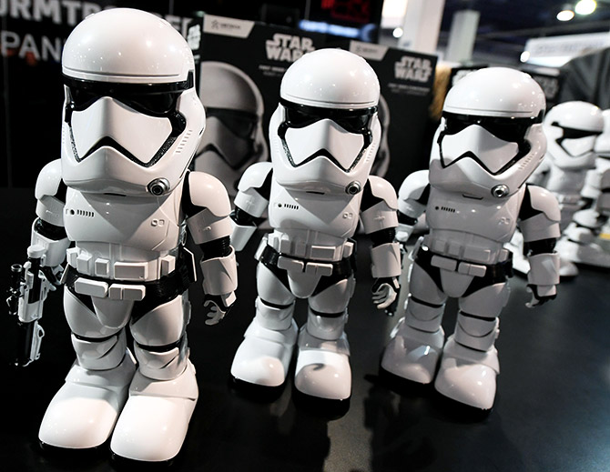 Stormtrooper robot CES