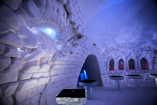 Game of Thrones Ice Hotel Snow Village Lapland Finland