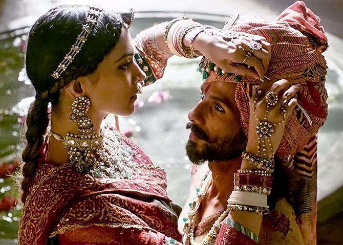 Deepika and Shahid in Padmaavat