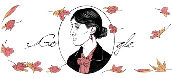 Virgina Woolf google doodle