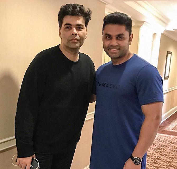 Karan Johar with Kunal Gir