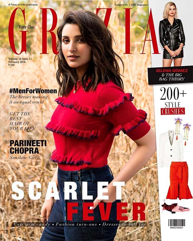 Parineeti on Grazia cover