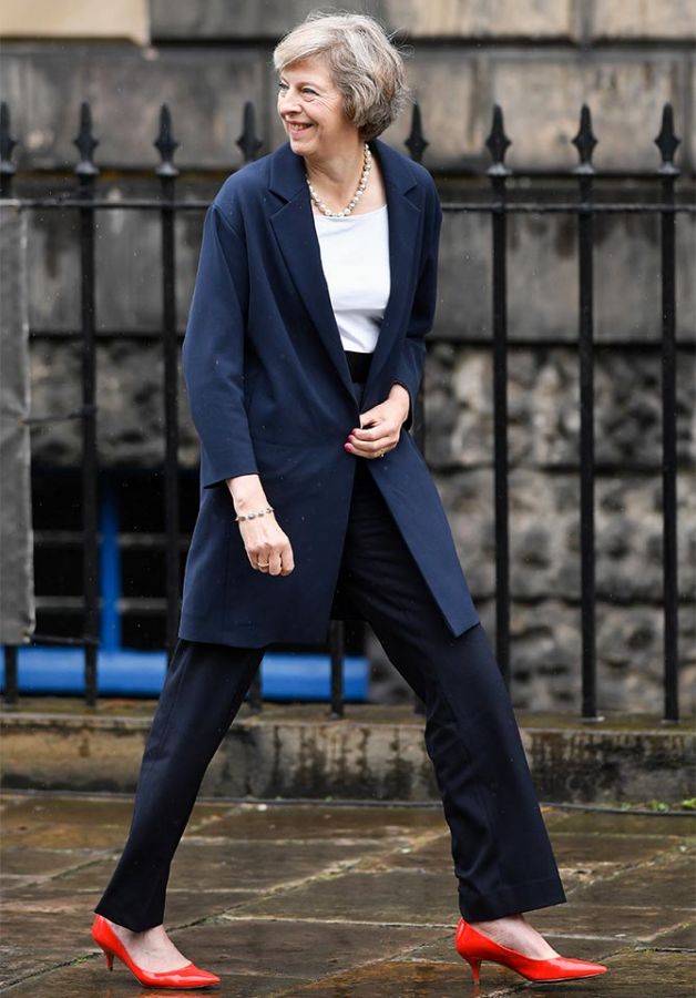 Theresa May trousers