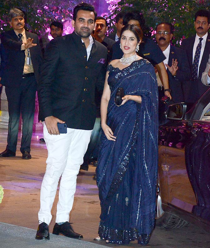 Zaheer Khan and Sagarika Ghatge