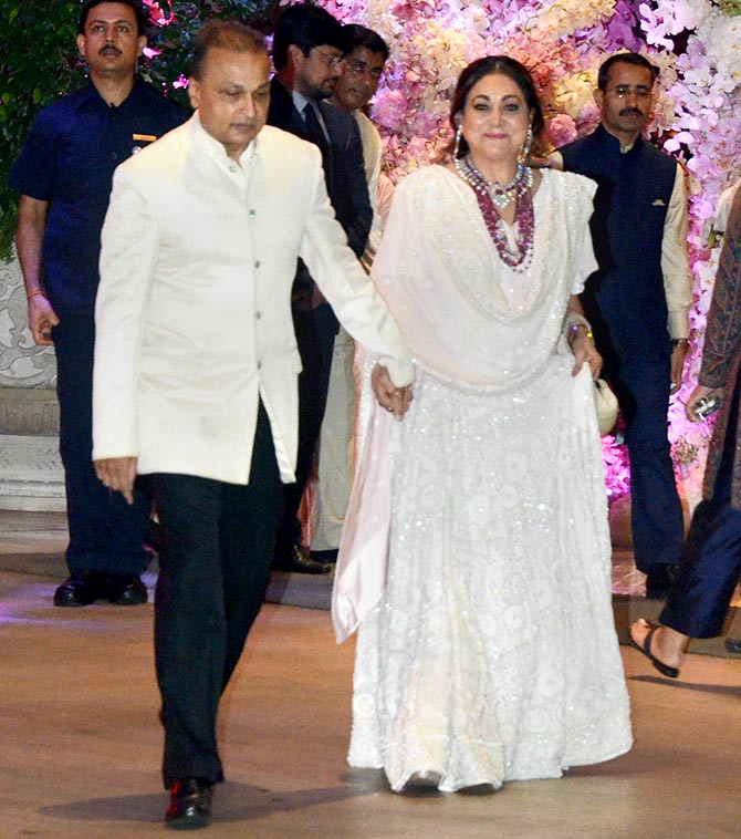 Anil and Tina Ambani