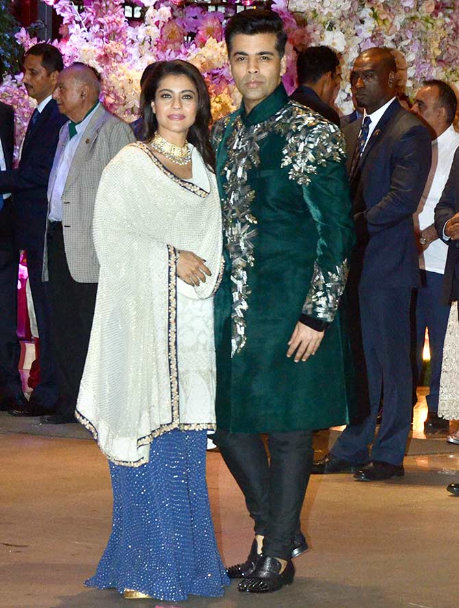 Kajol and Karan Johar