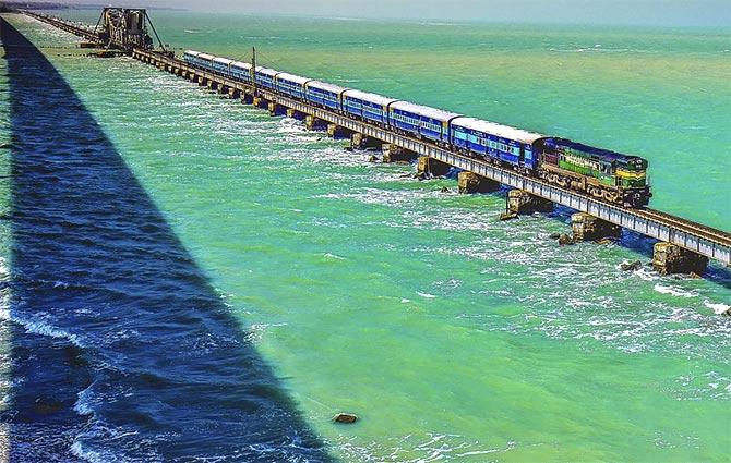 Pamban bridge