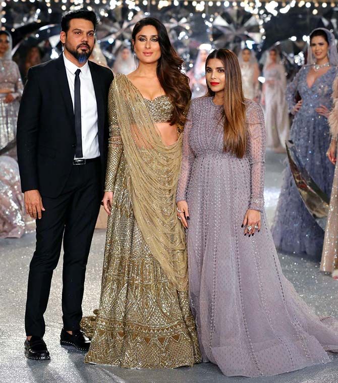 Kareena Kapoor walks for Falguni and Shane Peacock at India Couture Week 2018
