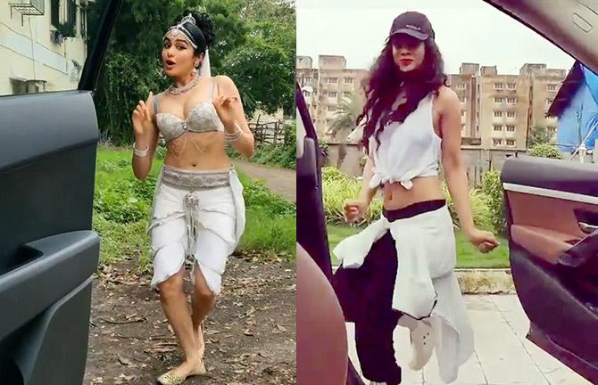 Adah Sharma and Neha Sharma take the Keke Challenge