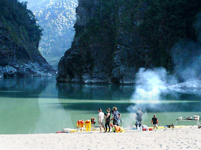 The Siang river. Photograph: Courtesy Arunachal Tourism.