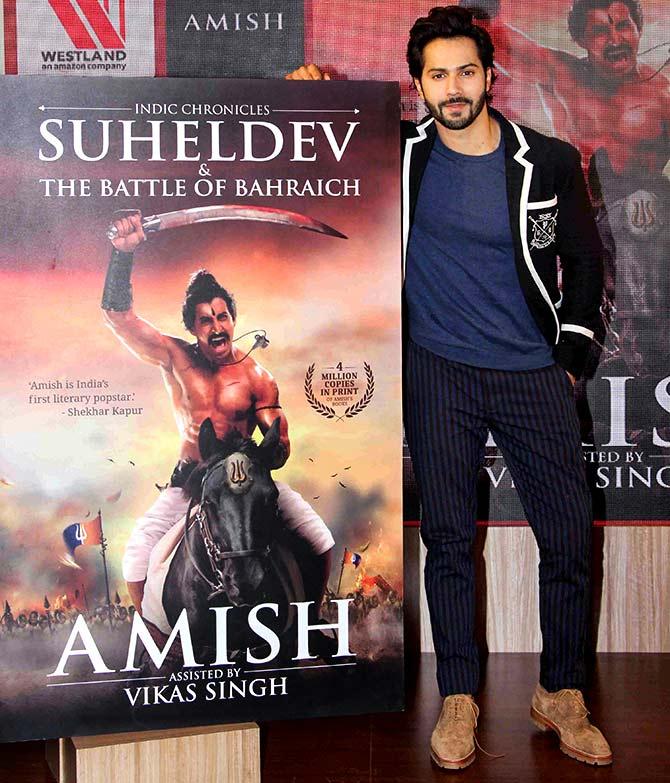 Varun at Amish Tripathi's book launch