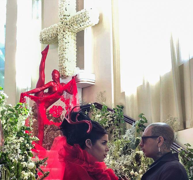 Inside Kat Von D and Leafer Seyer's goth-themed wedding