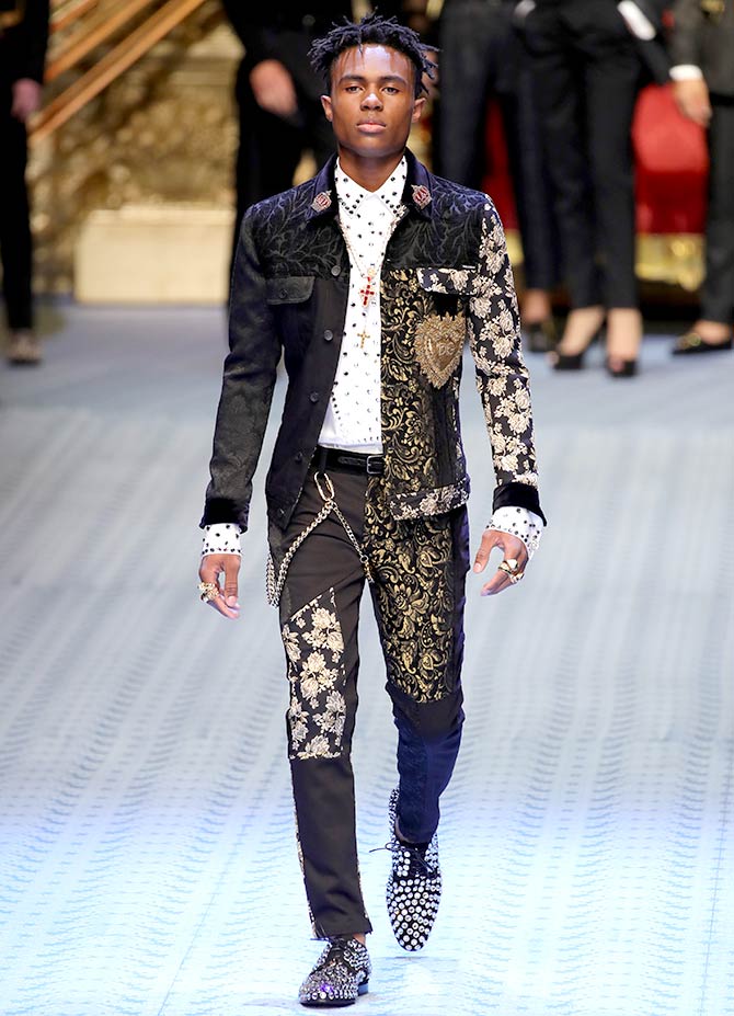 The Indian maharaja who walked the ramp for Dolce & Gabbana - Rediff ...