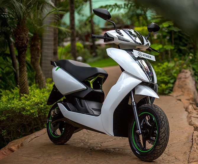 Ather 450: An electric scooter that&#39;s super-cool - Rediff.com Get Ahead