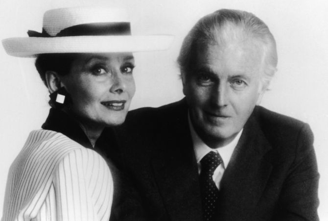 Hubert de Givenchy and Audrey Hepburn