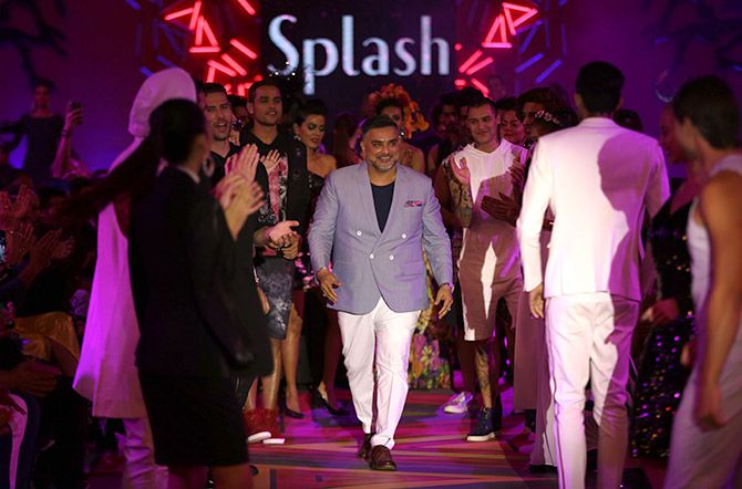 Splash fashion show