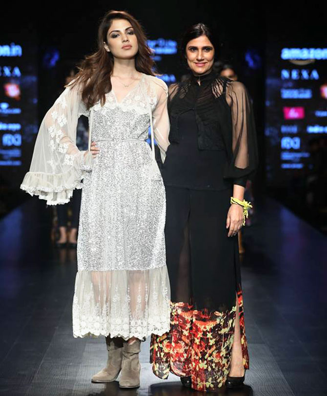 Rina Dhaka at Amazon India Fashion Week 2018