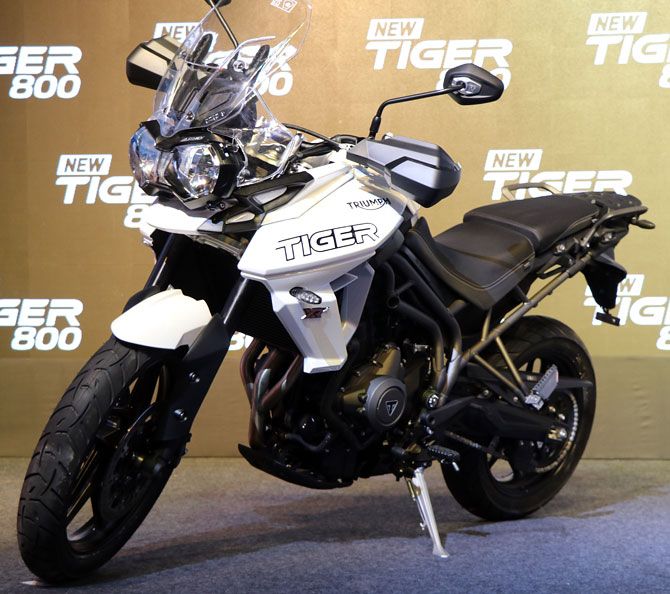 Triumph launches three Tiger 800 motorbikes