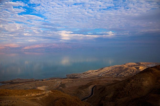 Photos: Floating in a giant salt lake in the Middle-East - Rediff.com ...