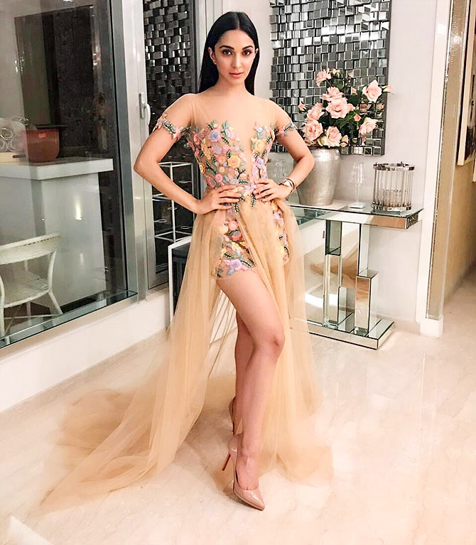 Pretty in sheer! Kiara shows off her enviable figure in a flirty dress -  Rediff.com Get Ahead