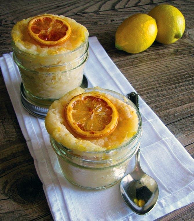 Lemon pudding