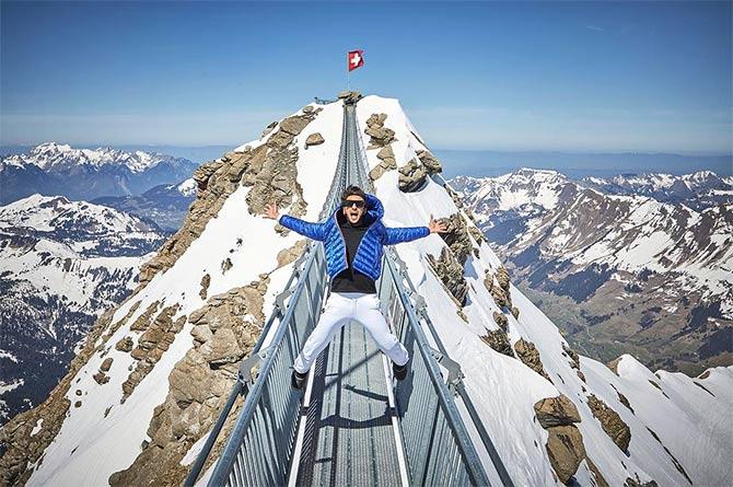 Ranveer Singh in Switzerland