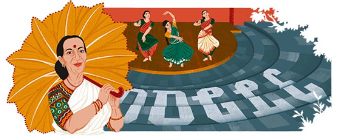 Google doodles Mrinalini Sarabhai's 100th birthday