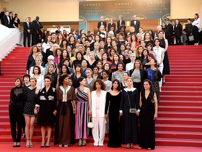 Salma Hayek, Rasika Duggal support #MeToo at Cannes