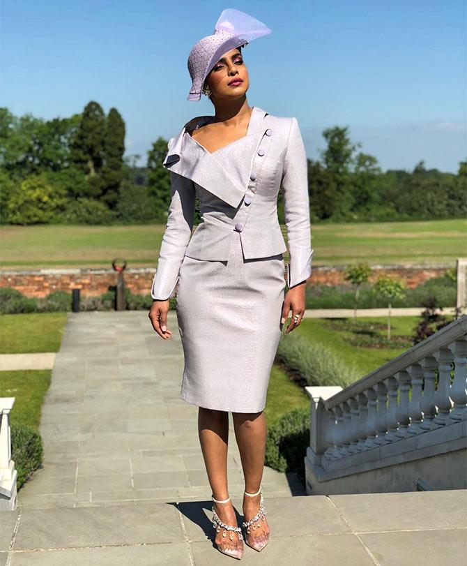 Priyanka at the royal wedding Which look do you like better VOTE