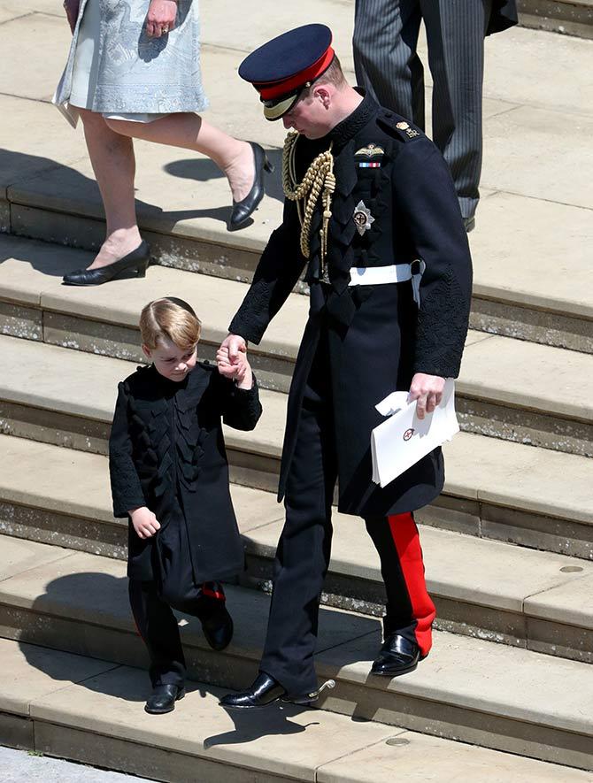 Bridesmaids and pageboys at royal wedding